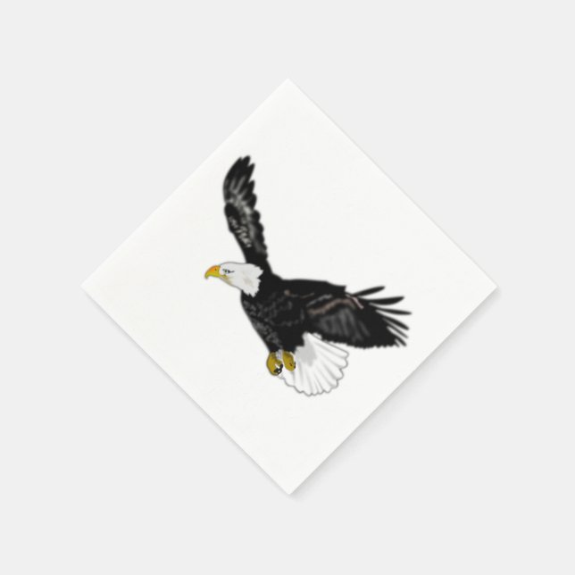 American Bald Eagle Napkins Serviette (Ecke)