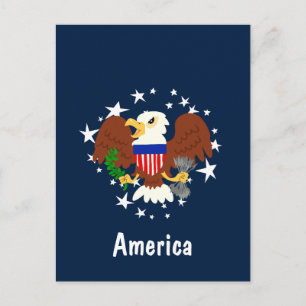 American Bald Eagle Postkarte