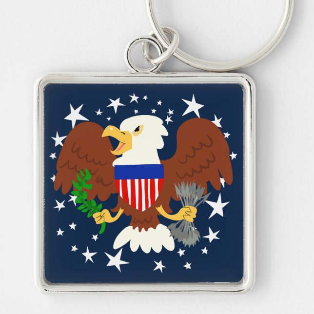 American Bald Eagle Schlüsselanhänger (Vorne)