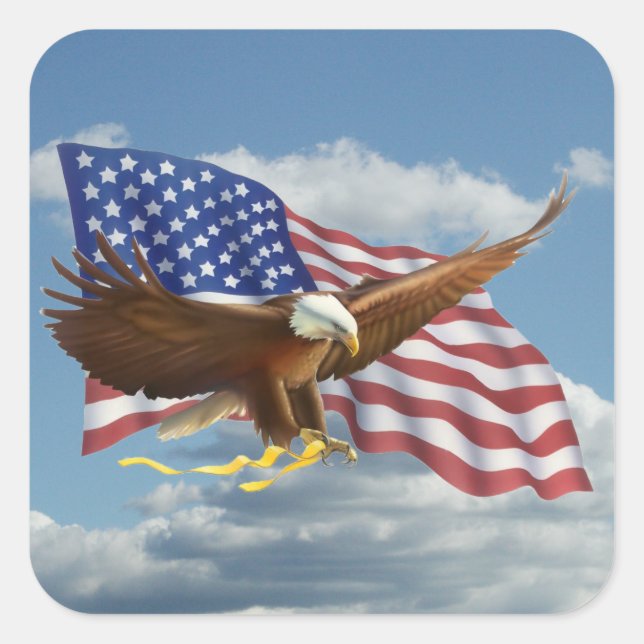 American Bald Eagle Sticker (Vorderseite)