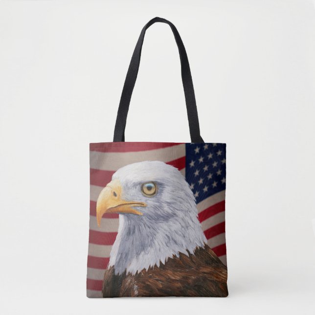 American Bald Eagle und Flag (Vorderseite)