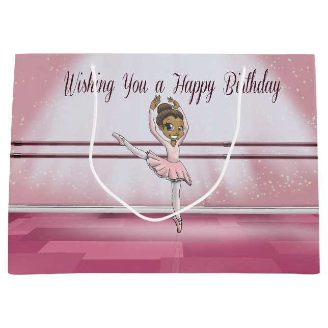 American Ballerina Große Geschenktüte (Vorderseite)