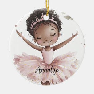 American Ballerina Keramik Ornament