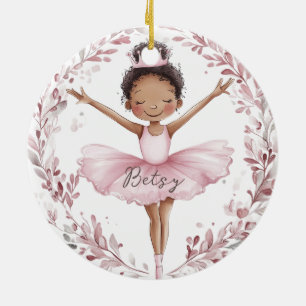 American Ballerina Keramik Ornament
