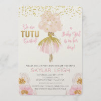 American Ballet Baby Shower Einladung