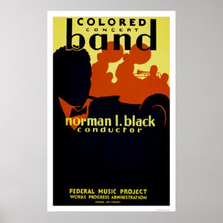American Band 1936 WPA Poster