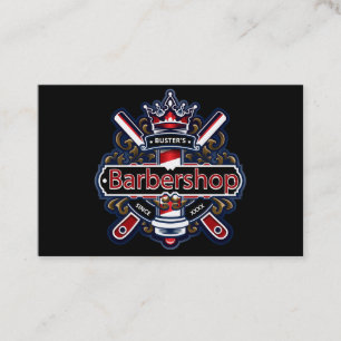 American Barber Personalize Visitenkarte