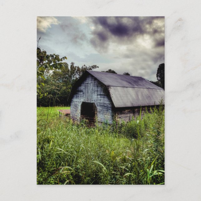 American Barn - Rural North Carolina Postkarte (Vorderseite)