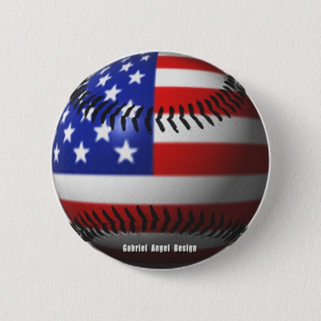 American Baseball Button (Vorderseite)