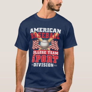 American Baseball Uni Team Sport Division T-Shirt