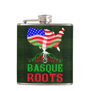American Basque Roots Hip Flask Flachmann