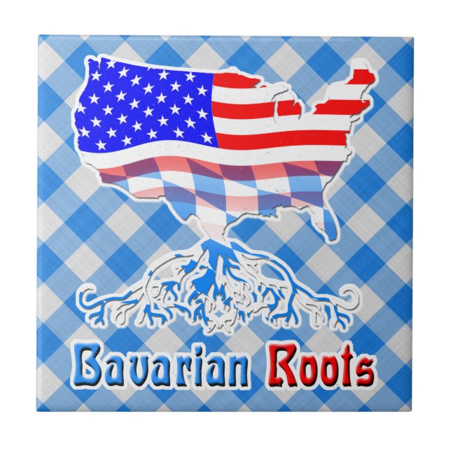 American Bavarian Roots Tile Fliese (Vorderseite)