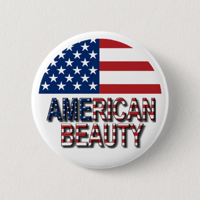 American Beauty Button (Vorderseite)