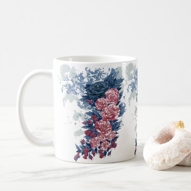 American Beauty Kaffeetasse (Mit Donut)