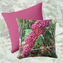 American Beautyberry at Bok Tower Gardens Florida Kissen Für Draußen