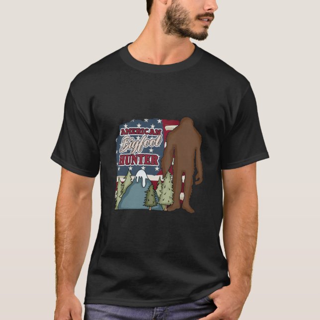 American Bigfoot Hunter T-Shirt (Vorderseite)