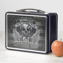 American Biker ADD NAME Skull V-Twin Motorräder