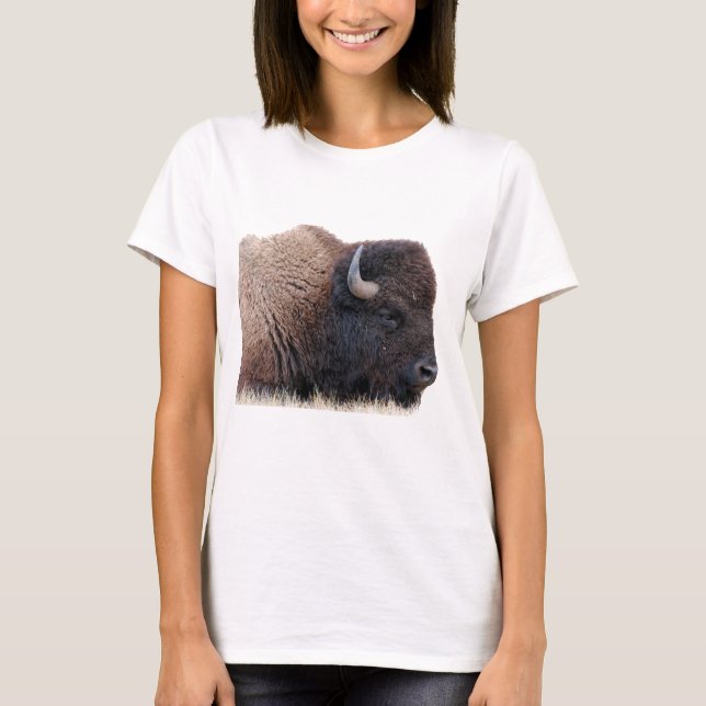 American Bison Buffalo T-Shirt (Vorderseite)