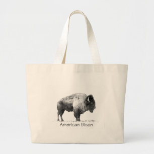American Bison Jumbo Stoffbeutel