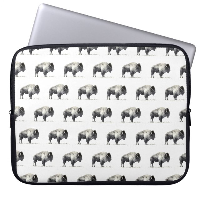 American Bison Laptopschutzhülle (Vorderseite)