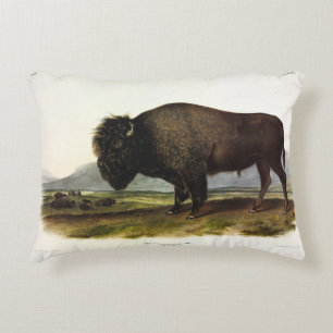 American Bison, oder Buffalo (Bison bison) - Audub Dekokissen