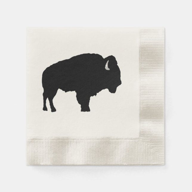 American Bison Serviette (Vorderseite)