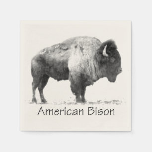 American Bison Serviette