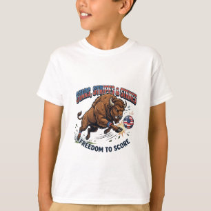 American Bison Soccer: Freiheit zum Punkten T-Shirt