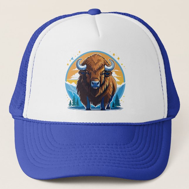 american bison truckerkappe (Vorderseite)