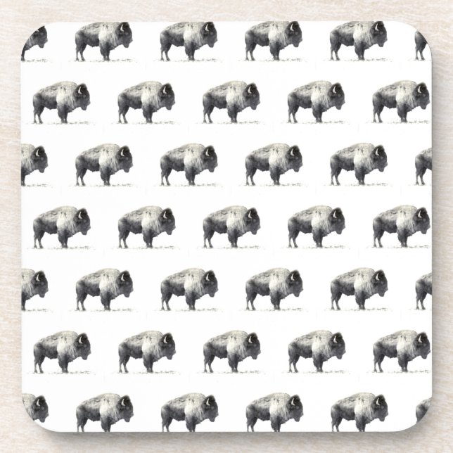 American Bison Untersetzer (Vorderseite)