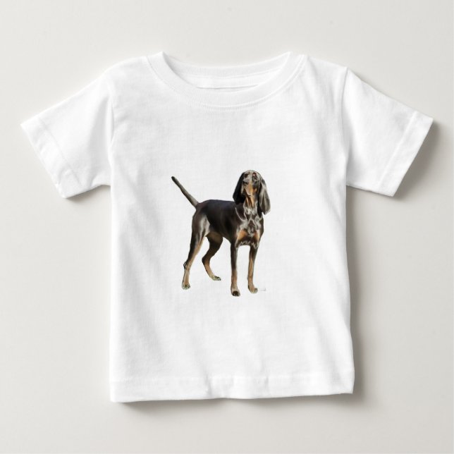 American Black and Tan Coon Hound Baby T-shirt (Vorderseite)