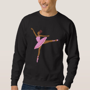 American Black Ballerinas Balle for Girls Sweatshirt