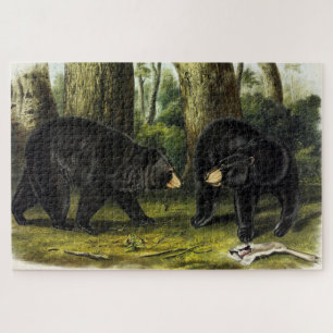 American Black Bar (Ursus Americanus) von Audubon Puzzle