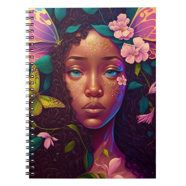 American Black Faiasy Fantasy Art Notizblock (Vorderseite)