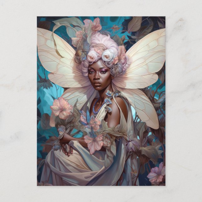 American Black Faiasy Fantasy Art Postkarte (Vorderseite)