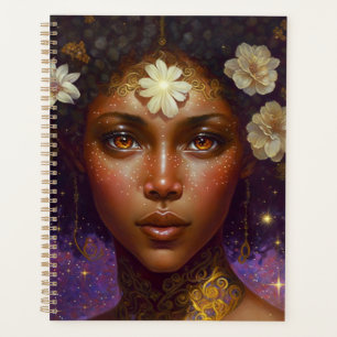 American Black Goddess Queen Fantasy Art P Planer