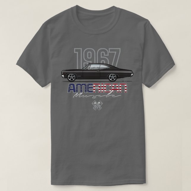 American Black T-Shirt (Design vorne)