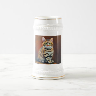 American Bobtail Cat Bierglas