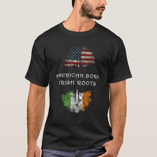 American born Irish roots T-Shirt (Vorderseite)