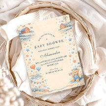 American Boy Red White Blue Baby Shower