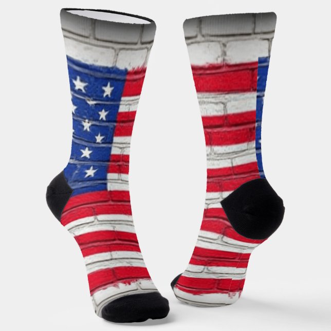 AMERICAN BRICK FLAG SOCKEN (Gewinkelt)