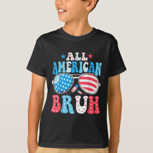 American Bruh Independence Days Feuerwerk Patrioti T-Shirt