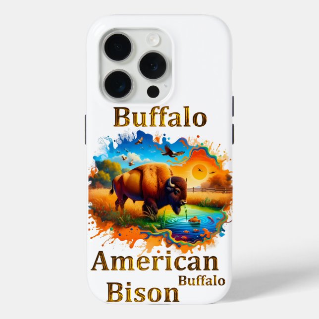 American Buffalo Bison Case-Mate iPhone Hülle (Rückseite)