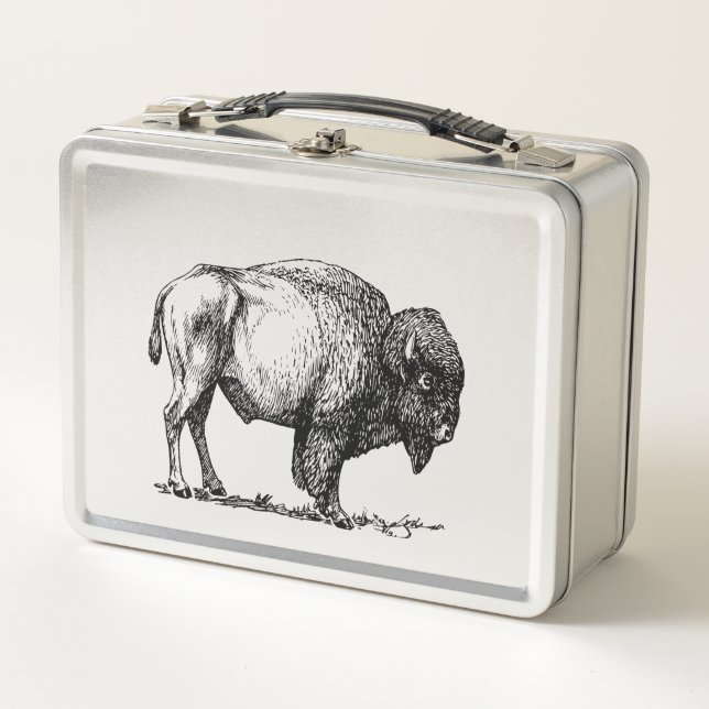 American Buffalo Bison Metall Lunch Box (Vorderseite)