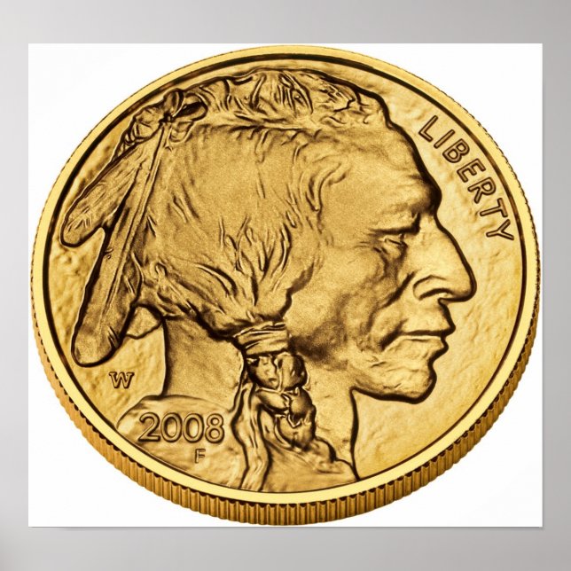 American Buffalo Gold Bullion Coin Poster (Vorne)