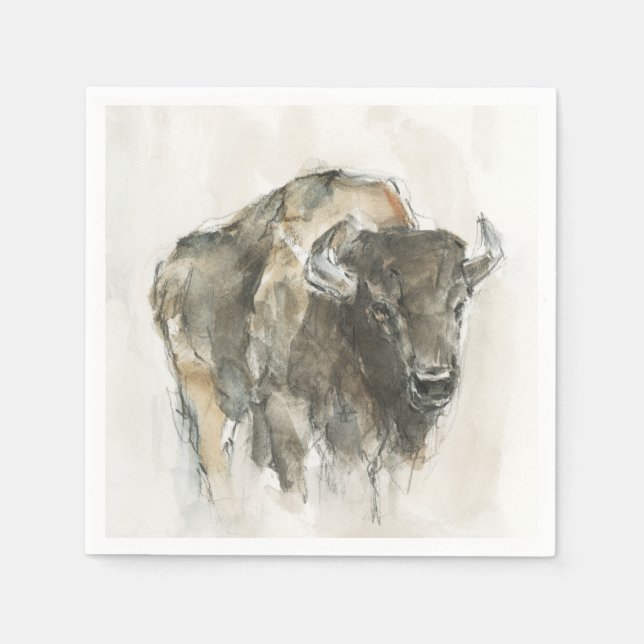 American Buffalo I Serviette (Vorderseite)