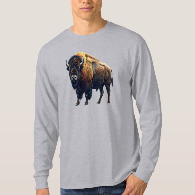 American Buffalo Long T - Shirt (Vorderseite)