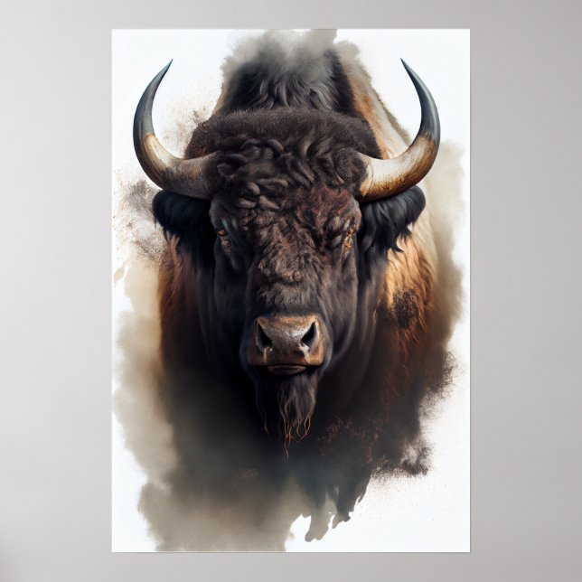 American Buffalo Painting Poster (Vorne)