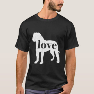 American Bulldog Bully Liebe Eine Vintage Grafik T-Shirt