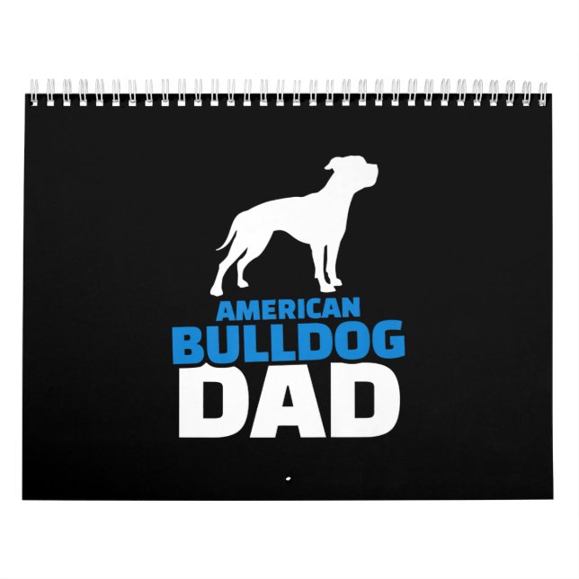 American Bulldog Dad Premium Gift For Bulldog Love Kalender (Titelbild)